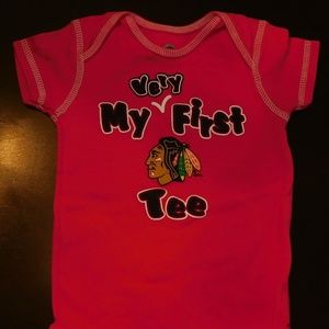 18M Baby Onesie - Blackhawks Hockey - NHL Lic